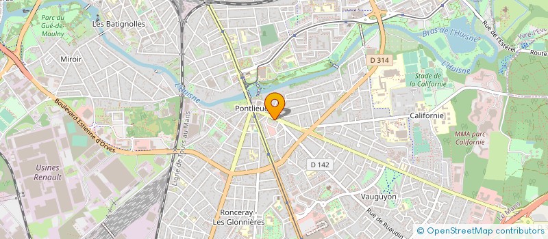 localisation de l'entreprise SYND DE COPROPRIETAIRES  LE MANS