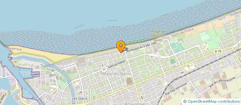 localisation de l'entreprise SYND DE COPROPRIETAIRES 198 AV ABOUT à DUNKERQUE