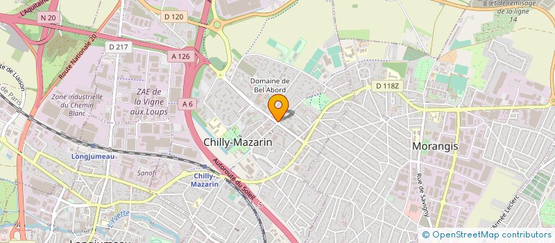 localisation de l'entreprise SYND DE COPROPRIETAIRES 22 AV MAZARIN  CHILLY-MAZARIN