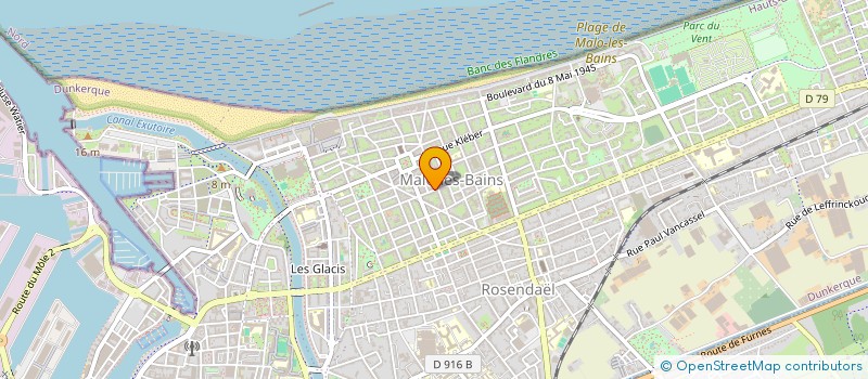 localisation de l'entreprise SYND DE COPROPRIETAIRES DE LA RES AMBRE à DUNKERQUE