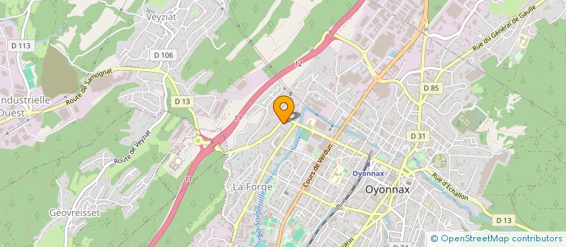 localisation de l'entreprise SYND DE COPROPRIETAIRES LE TASSIGNY à OYONNAX