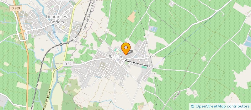 localisation de l'entreprise SYND DE COPROPRIETAIRES LES SENIORALES DE BASSAN  BASSAN