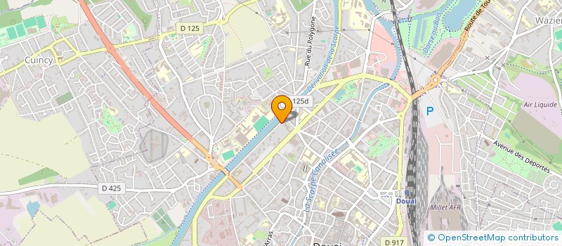 localisation de l'entreprise SYND DE COPROPRIETAIRES RES ARTOIS 3  DOUAI