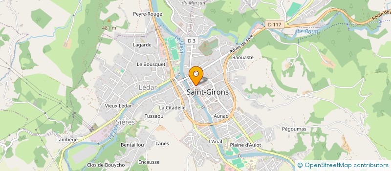 localisation de l'entreprise SYND DE COPROPRIETAIRES RES DU QUAI  SAINT-GIRONS