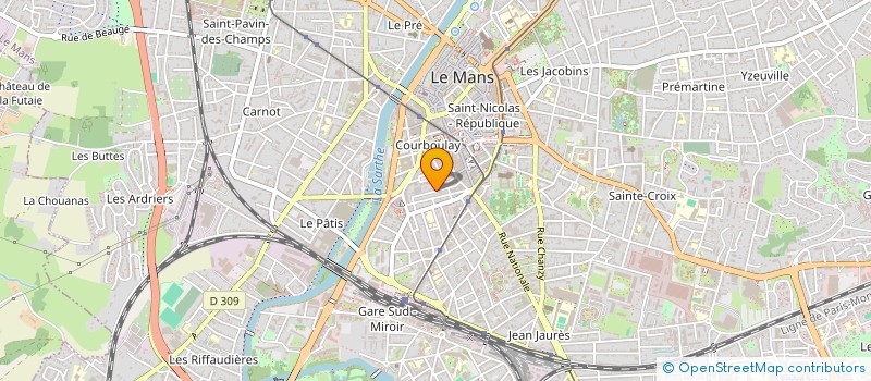 localisation de l'entreprise SYND DE COPROPRIETAIRES RES LE ROOSEVELT  LE MANS