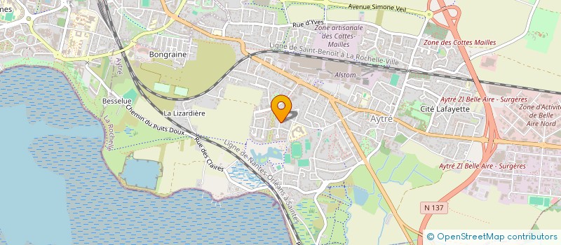 localisation de l'entreprise SYND DE COPROPRIETAIRES RES LE SEXTANT  AYTRE