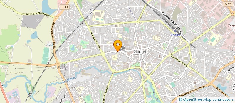 localisation de l'entreprise SYND DE COPROPRIETAIRES RESIDENCE FOCH à CHOLET