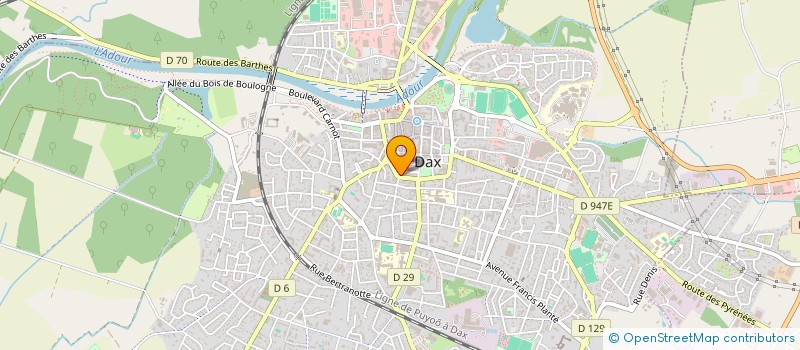 localisation de l'entreprise SYND DE COPROPRIETAIRES RESIDENCE NEUVE  DAX