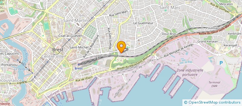 localisation de l'entreprise SYND DE COPROPRIETE à BREST