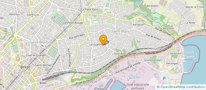 localisation de l'entreprise SYND DE COPROPRIETE à BREST