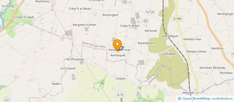 localisation de l'entreprise SYND DE COPROPRIETE  SAINT-POL-DE-LEON