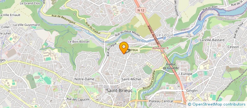 localisation de l'entreprise SYND DE COPROPRIETE à SAINT-BRIEUC