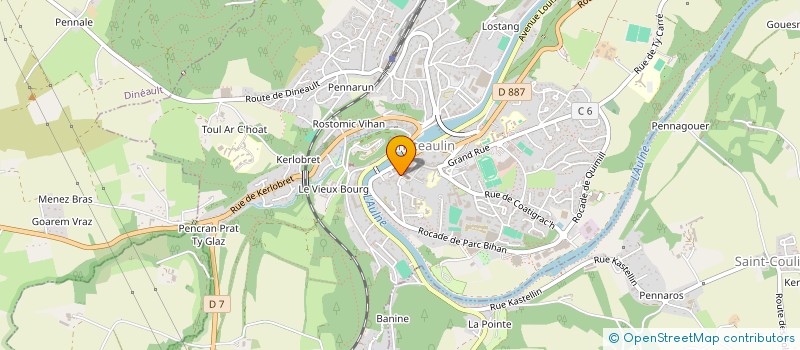 localisation de l'entreprise SYND DE COPROPRIETE  CHATEAULIN