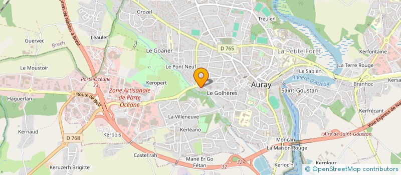 localisation de l'entreprise SYND DE COPROPRIETE à AURAY