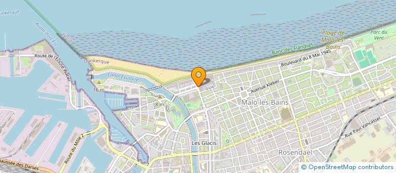 localisation de l'entreprise SYND DE COPROPRIETE 1-3 AV ABOUT à DUNKERQUE