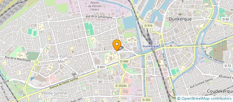 localisation de l'entreprise SYND DE COPROPRIETE 18 R.REPUBLIQUE à DUNKERQUE