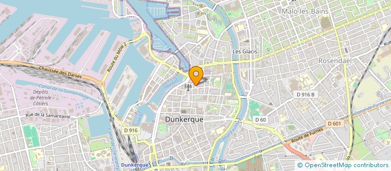 localisation de l'entreprise SYND DE COPROPRIETE 4-10-20 R.ST PIERRE à DUNKERQUE