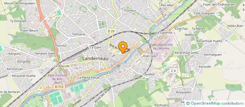 localisation de l'entreprise SYND DE COPROPRIETE à LANDERNEAU