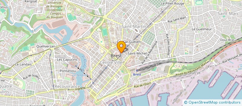 localisation de l'entreprise SYND DE COPROPRIETE à BREST