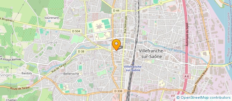 localisation de l'entreprise SYND DE COPROPRIETE 43 RUE PIERRE MORIN  VILLEFRANCHE-SUR-SAONE