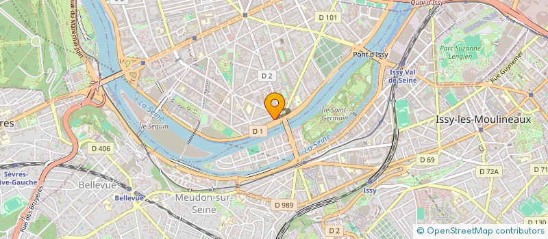 localisation de l'entreprise SYND DE COPROPRIETE 5 QUAI DE STALINGRAD à BOULOGNE-BILLANCOURT