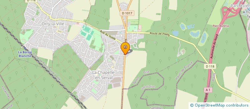 localisation de l'entreprise SYND DE COPROPRIETE 656 RUE DE PARIS  LA CHAPELLE-EN-SERVAL