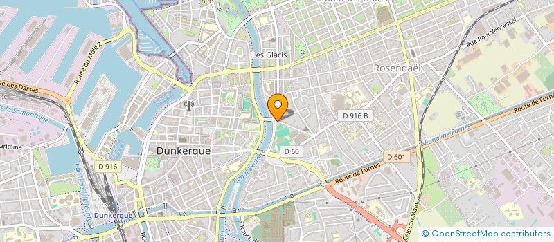 localisation de l'entreprise SYND DE COPROPRIETE 96 R.A.MAHIEU à DUNKERQUE