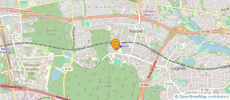 localisation de l'entreprise SYND DE COPROPRIETE ALLEE DES NOYERS  NOISIEL