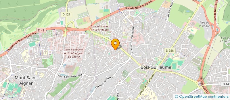 localisation de l'entreprise SYND DE COPROPRIETE BOCQUETS B à BOIS-GUILLAUME