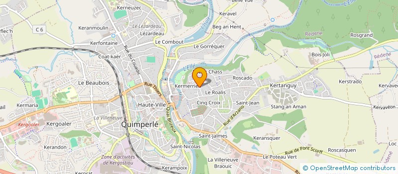 localisation de l'entreprise SYND DE COPROPRIETE COP LAITA  QUIMPERLE