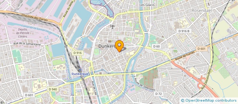 localisation de l'entreprise SYND DE COPROPRIETE COUR COMMUNE ILOT 11  DUNKERQUE