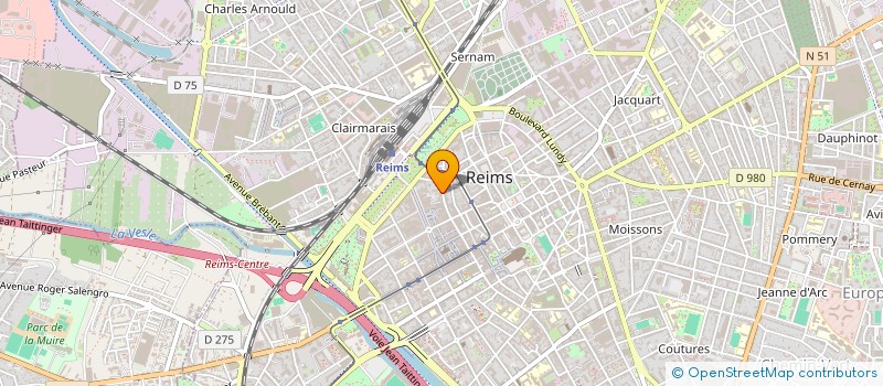 localisation de l'entreprise SYND DE COPROPRIETE DE LA RES NELLY  REIMS