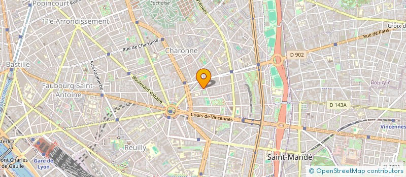 localisation de l'entreprise SYND DE COPROPRIETE DES GRANDS CHAMPS  PARIS