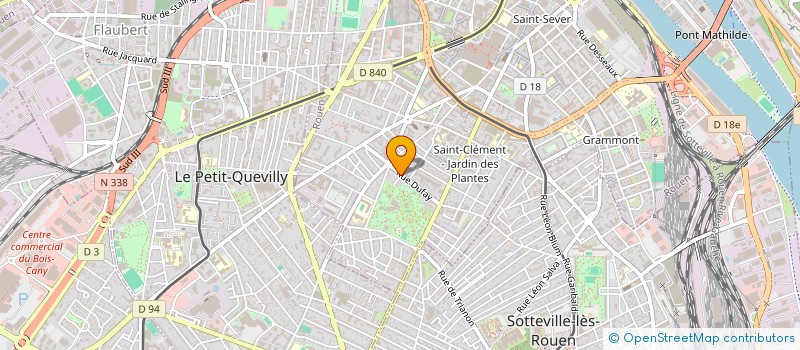 localisation de l'entreprise SYND DE COPROPRIETE DU 15 RUE DUFAY à ROUEN