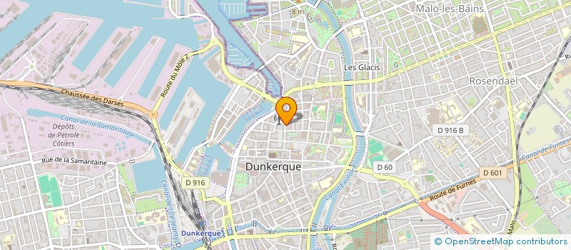 localisation de l'entreprise SYND DE COPROPRIETE DU 50 R.BOURGOGNE à DUNKERQUE