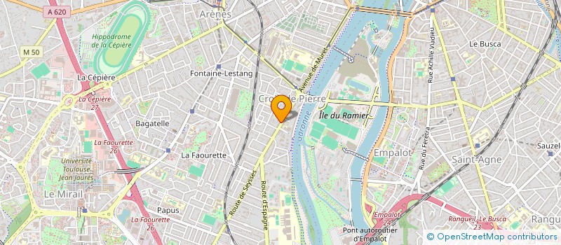 localisation de l'entreprise SYND DE COPROPRIETE DU 77 AV DE MURET à TOULOUSE