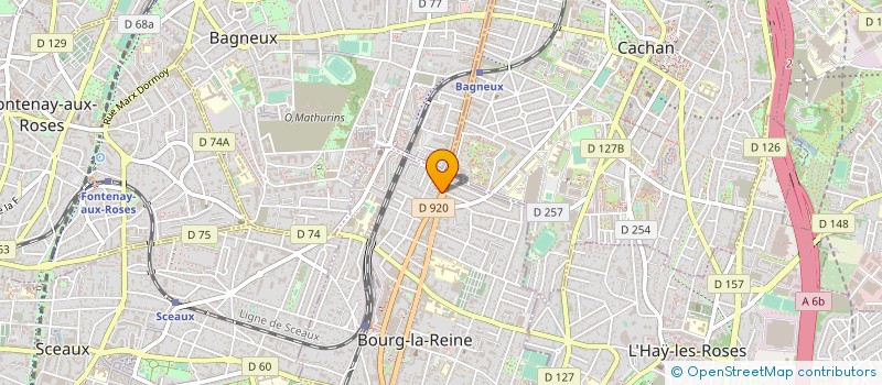 localisation de l'entreprise SYND DE COPROPRIETE DU GLE LECLERC à BOURG-LA-REINE