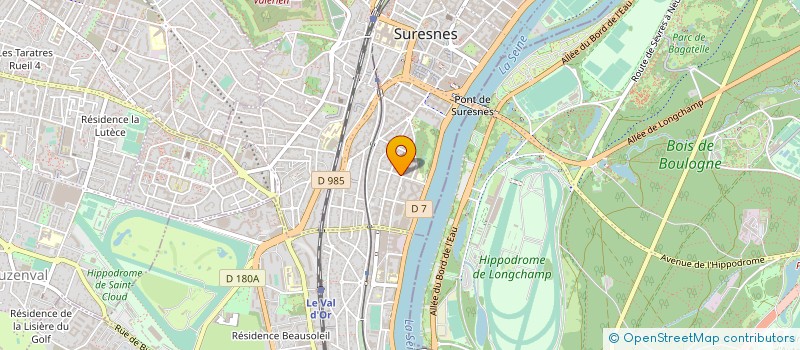 localisation de l'entreprise SYND DE COPROPRIETE FREDERICK CLAVEL à SURESNES