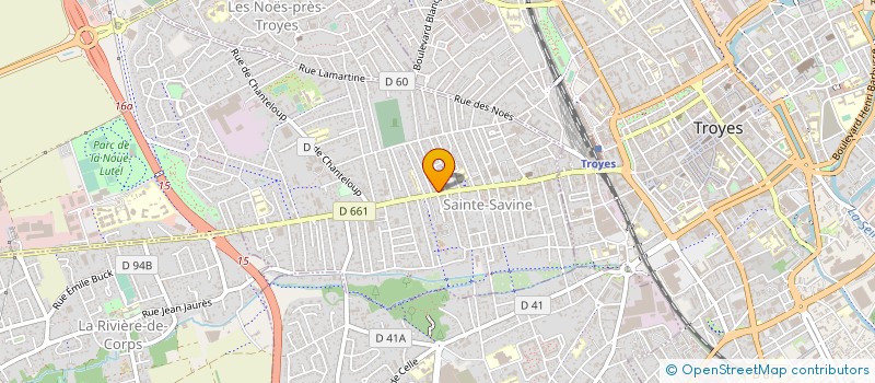 localisation de l'entreprise SYND DE COPROPRIETE GALLIENI PERI  SAINTE SAVINE