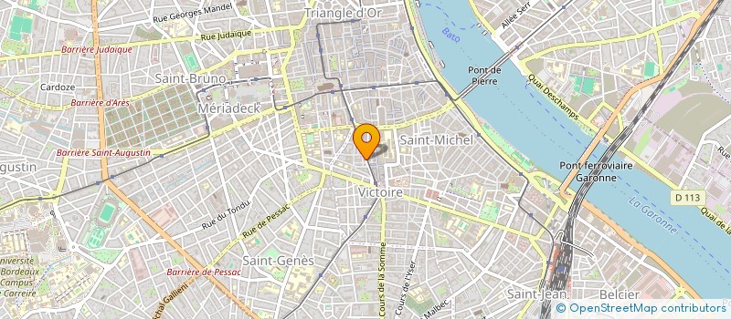 localisation de l'entreprise SYND DE COPROPRIETE IMM 63 CRS PASTEUR  BORDEAUX