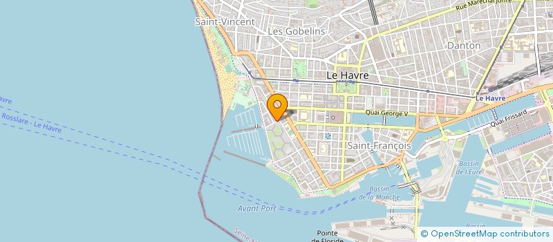 localisation de l'entreprise SYND DE COPROPRIETE IMM. LA GOELETTE à LE HAVRE