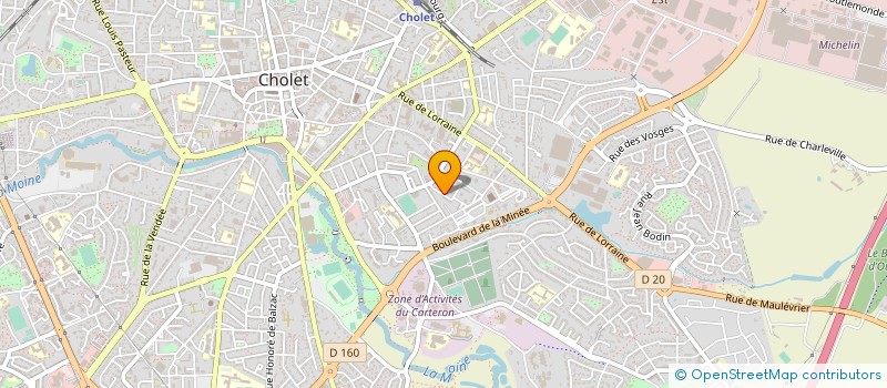 localisation de l'entreprise SYND DE COPROPRIETE JARDIN MAUGES 2 à CHOLET