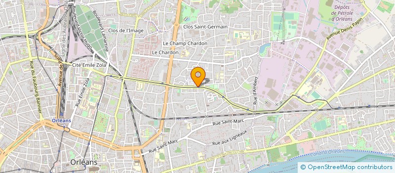 localisation de l'entreprise SYND DE COPROPRIETE LA BORDE AUX MIGNONS à ORLEANS