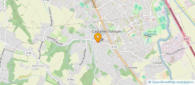 localisation de l'entreprise SYND DE COPROPRIETE LA TOLOSANE 2 à CASTANET-TOLOSAN