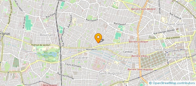 localisation de l'entreprise SYND DE COPROPRIETE LE ROXANE  BORDEAUX