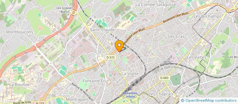 localisation de l'entreprise SYND DE COPROPRIETE LE VENDOME  BESANCON