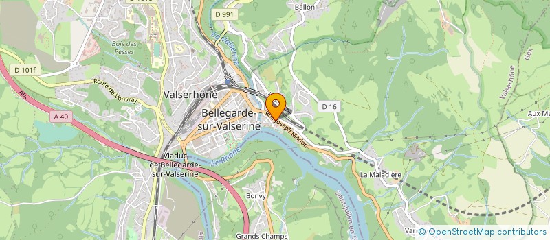 localisation de l'entreprise SYND DE COPROPRIETE LES BALCONS DU RHONE à VALSERHONE