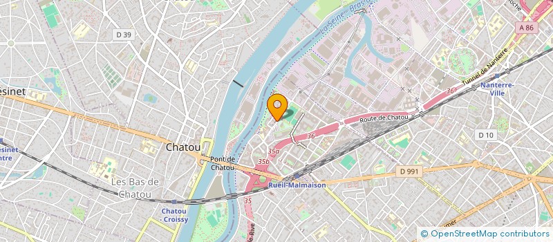 localisation de l'entreprise SYND DE COPROPRIETE LES BERGES DE LA SEINE à RUEIL-MALMAISON