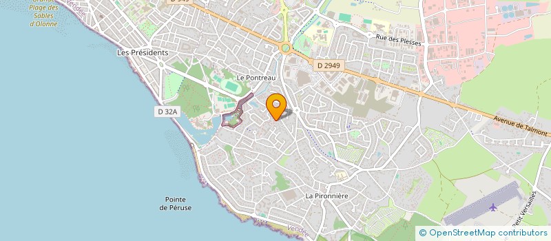 localisation de l'entreprise SYND DE COPROPRIETE LES RIVAGES D OLONNE à LES SABLES D'OLONNE