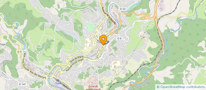 localisation de l'entreprise SYND DE COPROPRIETE REPUBLIQUE  TULLE